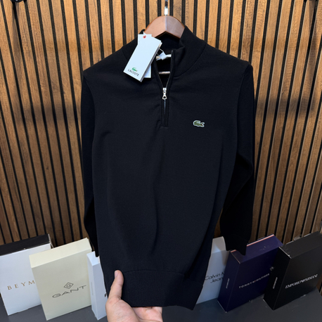 Lacoste Yarım Fermuarlı Kazak