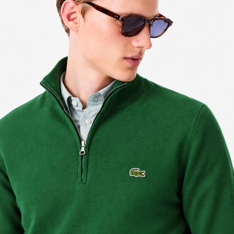 Lacoste Yarım Fermuarlı Kazak