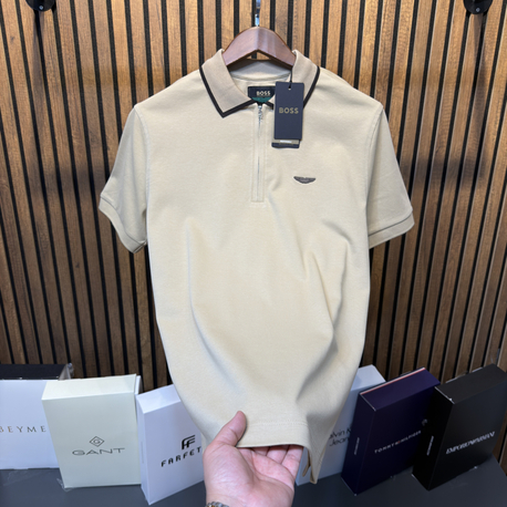 Boss Aston Martin Polo Yaka Tsihirt Osyho Kumaş