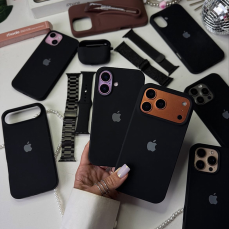 Apple Silicone Case Siyah 