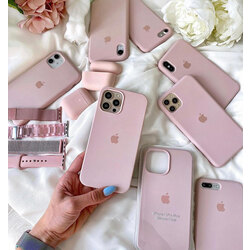 Apple Silicone Case Kum Pembe 
