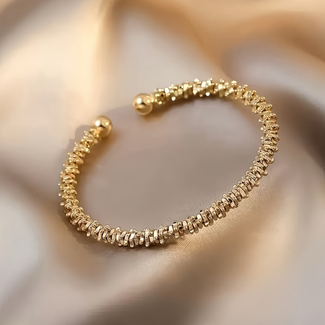 Gold renk kelepçe bileklik 