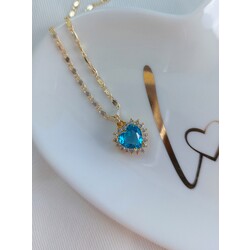 Swarovski Taşlı Altın Kaplama Ocean Tale Kolye