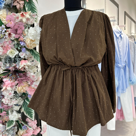 Taşlı Vual kimono 