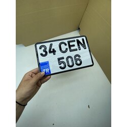 CAM VERNİK + KORUYUCU CİLALI MOTOR APP PLAKA (15-25)