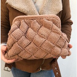 Beymen model entrelak örgü çantası