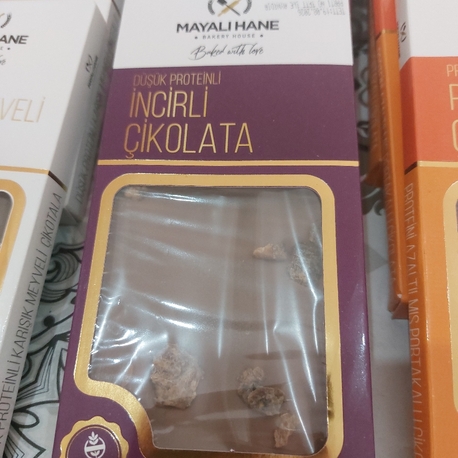 mayalıhane düşük proteinli İncirli çikolata100g