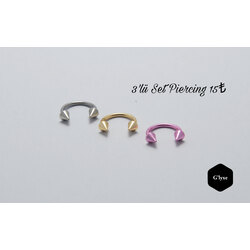 3’lü Set Piercing