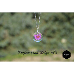 Reçine Cam Kolye