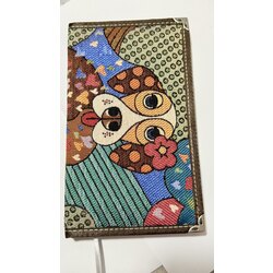 Goblen kumaş köpekli defter