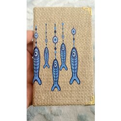 Nazar ve balık detaylı defter