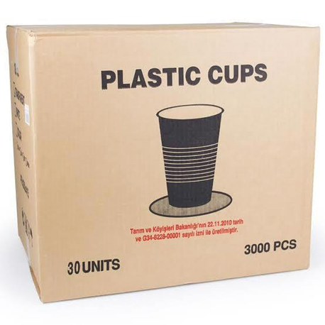 180cc Plastik Bardak Koli 