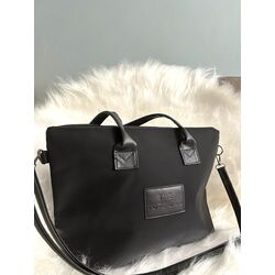 Büyük Boy Siyah Shopper Çanta 