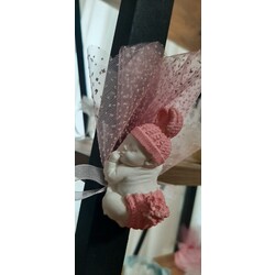 KD253-Tavşan Kulaklı Kız Bebek Magnet 
