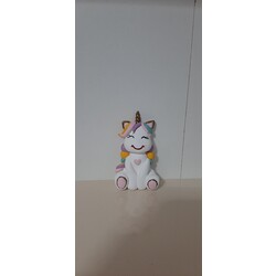 KD173-Marsmallow Unicorn Magnet