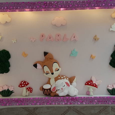 KD369- Bebek Odası Panosu 