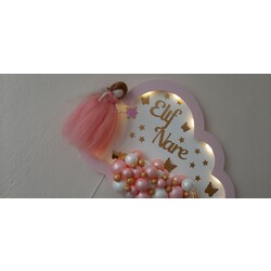 KD284-Bulut Bebek Odası Panosu 