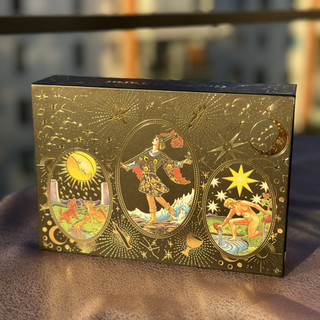 Gold Foil orijinal dev tarot seti 