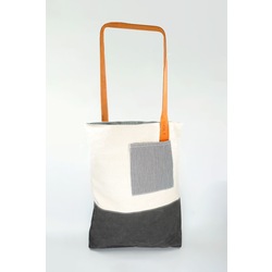 Hand-Made Bag, Using Hand-Woven Fabrics - 8