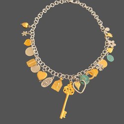 Gold Dust Charm Kolye- Ayarlanabilir 