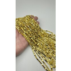 Yandan Delik Kalp Hematit 4MM