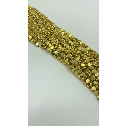 Hematit Basık 6MM Gold