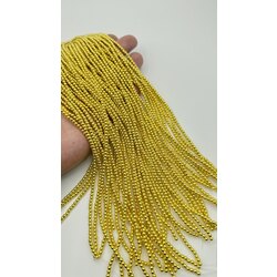 Hematit 4MM Yuvarlak Gold
