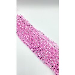 Pembe Cam Nazar Boncuğu 10MM