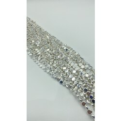 Hematit Basık 6MM Gümüş 