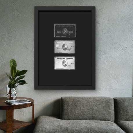 Kredi Kartı Temalı Tablo | Modern Çerçeveli Duvar Posteri