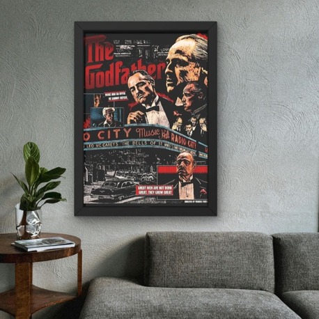 The Godfather Film Posteri | Klasik Sinema Tablosu