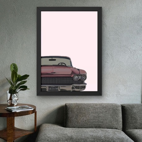 Klasik Araba Tablosu | Retro Otomobil Poster