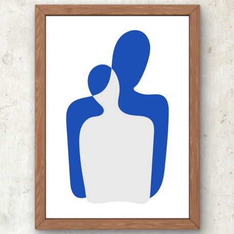 Minimal Figür Posteri A3