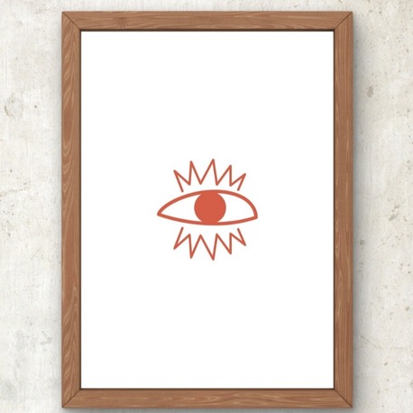 Minimal Göz Poster – Sade ama Anlamlı