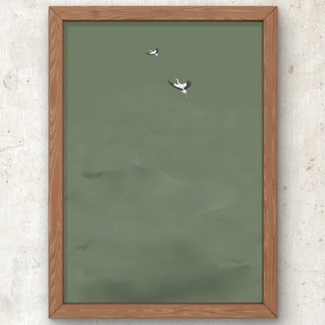 Leyleklerin Sessizliği – Minimal Poster A3