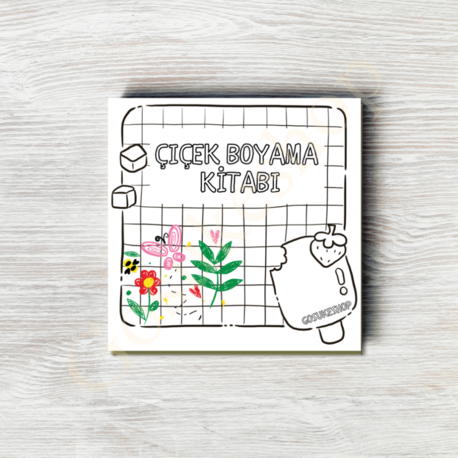 Çiçek Boyama Kitabı