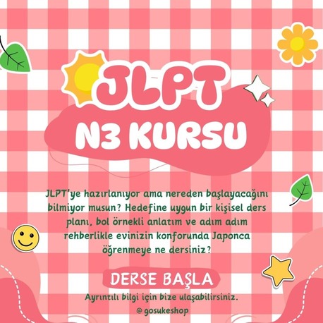JLPT N3 ÖZEL KURS