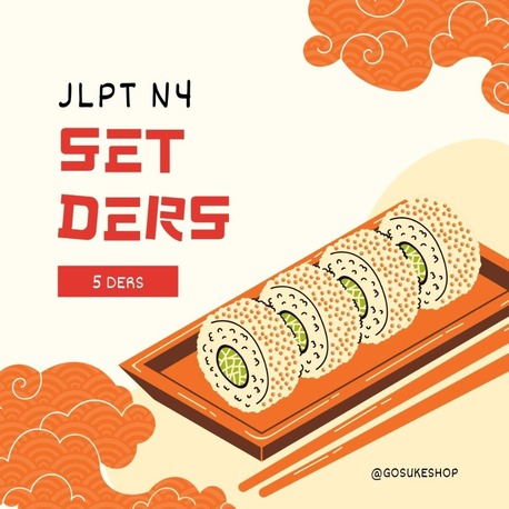 JLPT N4 KURSU- 5'Li SET