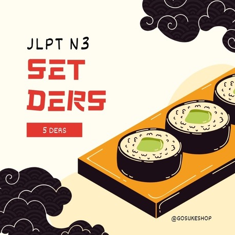 JLPT N3 KURSU - 5'Li SET