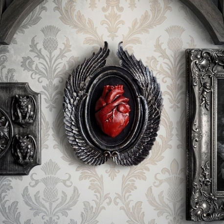 Anatomik Kalp Gotik Çerçeve 
