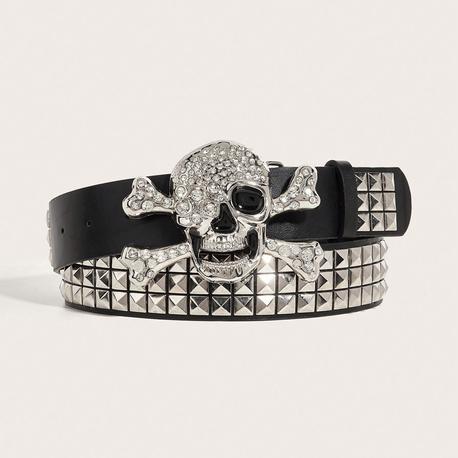 Goth Skull Studded Kemer
