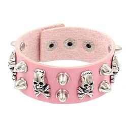 Punk Lolita Cute Pembe Bileklik