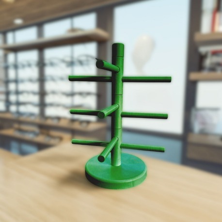 3'lü Recycled Plastik Gözlük Standları