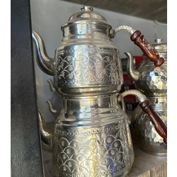Papatya Motifli Çaydanlık