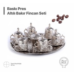Bakır Fincan Seti