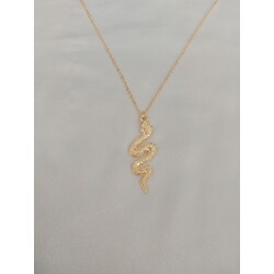 Gold renk Yılan Kolyesi 