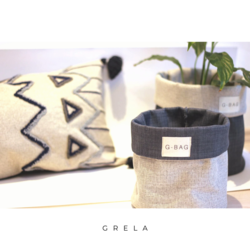 Grela-III  Punch İşlemeli Kırlent Kılıfı