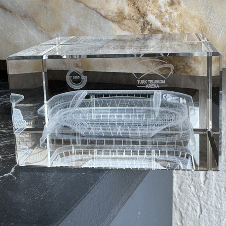 Galatasaray Kristal 3D Türk Telekom Arena Maketi 