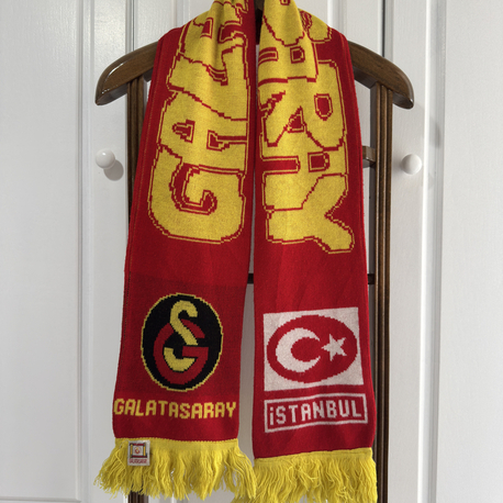 Galatasaray Vintage Örgü Atkı 