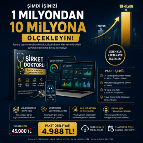 İŞLETME ÖLÇEKLEME VE SİSTEM KURMA  ADIM ADIM UYGULAMA REHBERİ